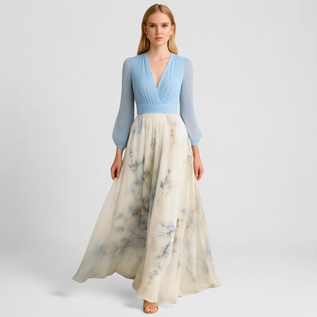 Giselundra | Elegantes Boho-Vintage Maxi-Kleid für den Sommer