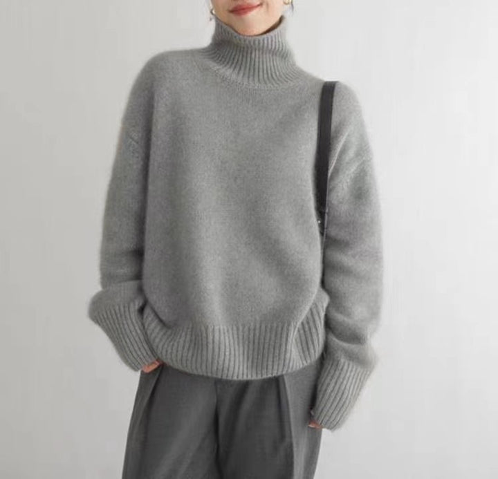 Olivia | Rullekravepullover i uld