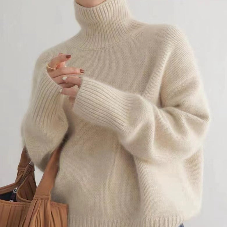 Olivia | Rullekravepullover i uld