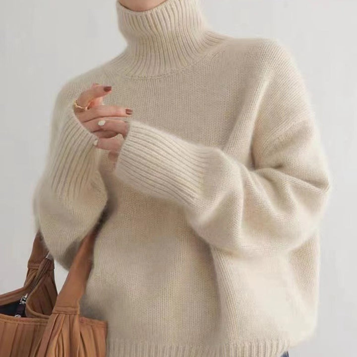 Olivia | Rullekravepullover i uld