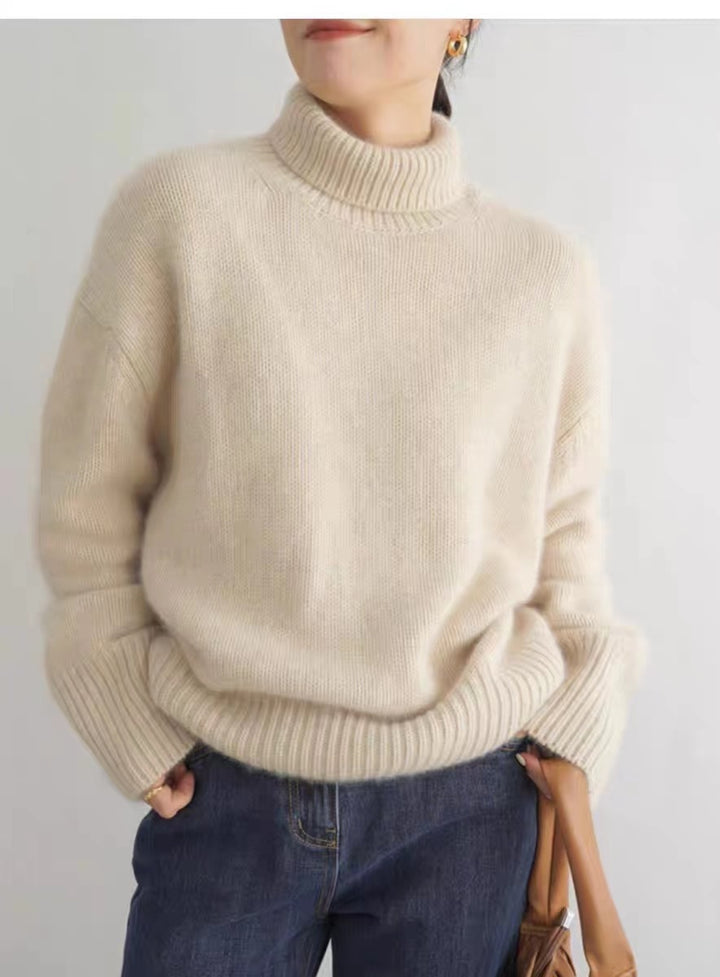 Olivia | Rullekravepullover i uld