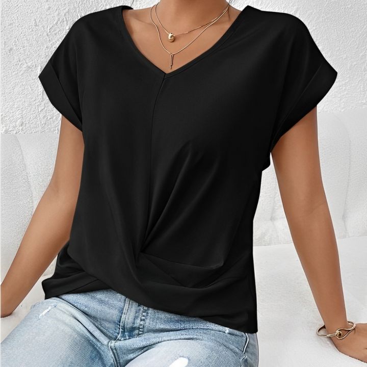 Arcus™ | Blød, afslappet V-hals T-shirt