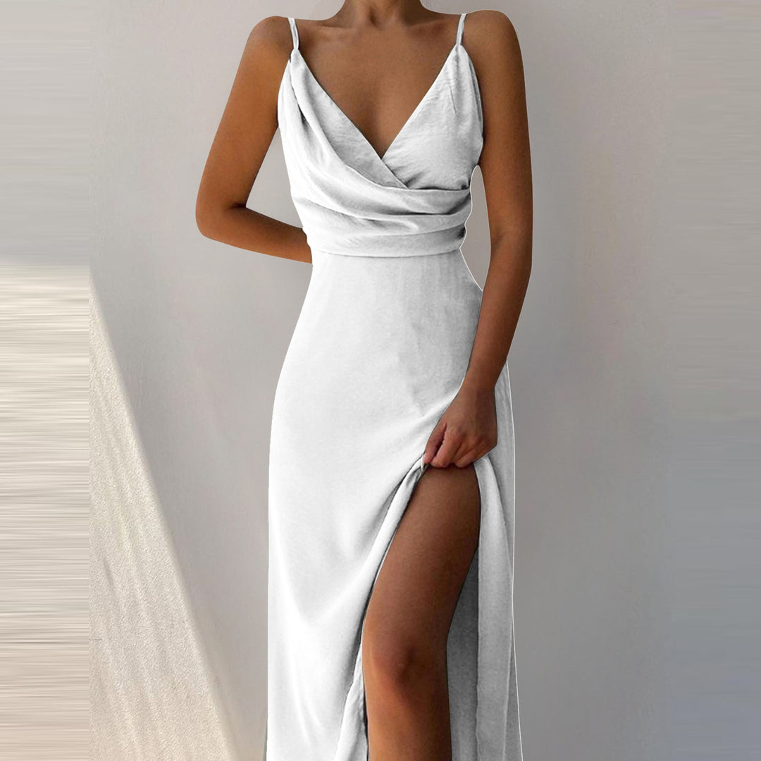 Carina - Elegant stropløs kjole