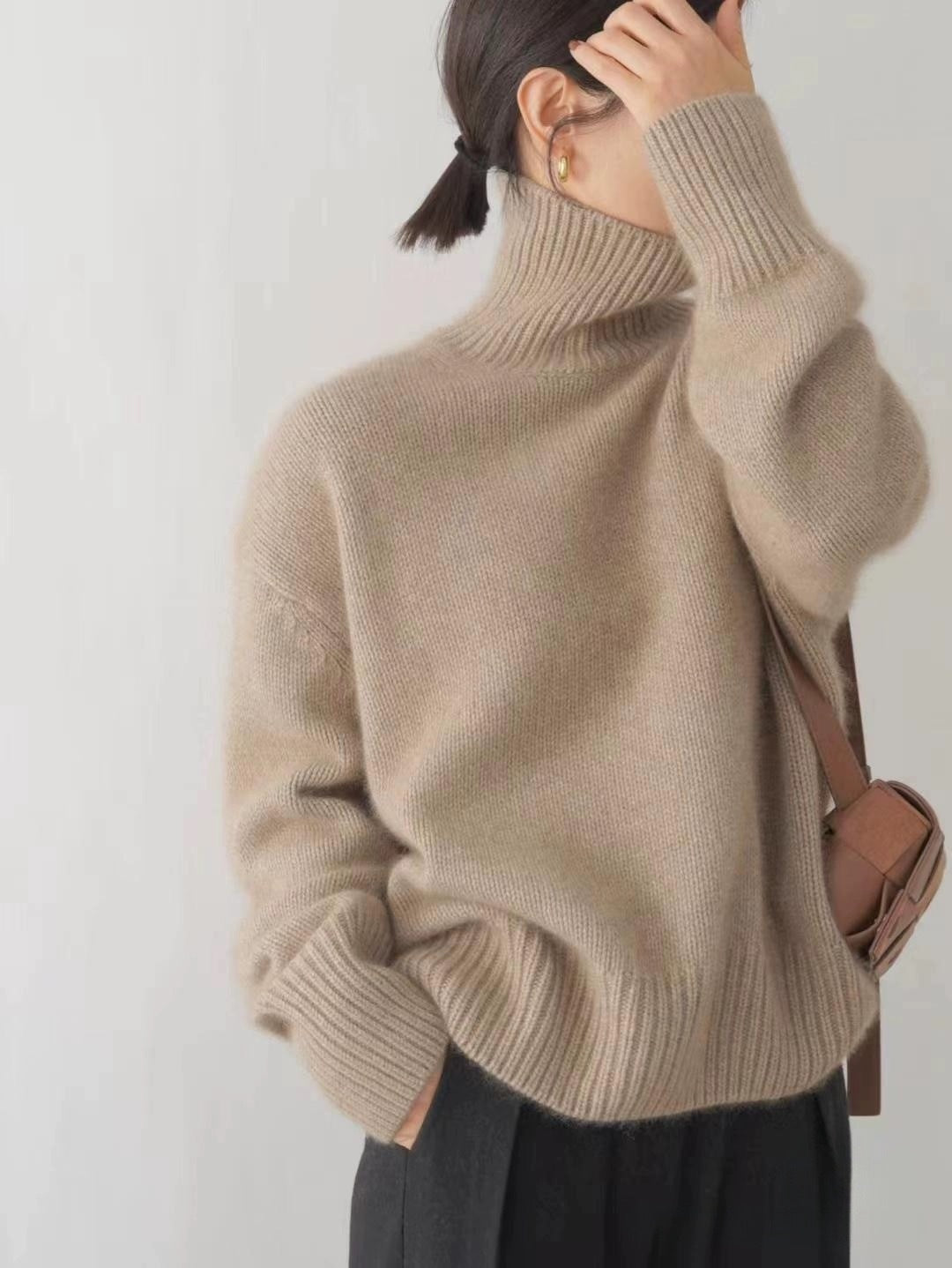 Olivia | Rullekravepullover i uld
