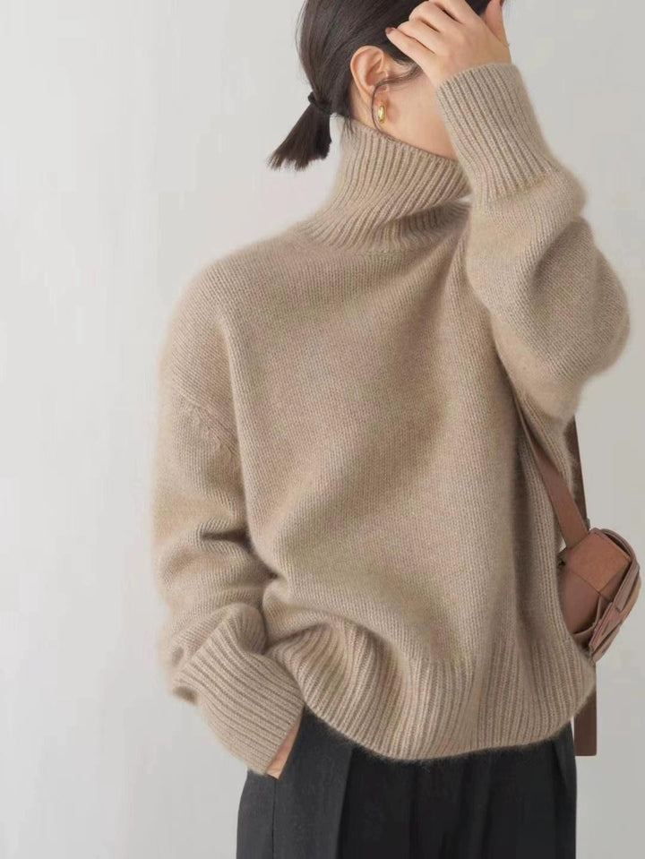 Olivia | Rullekravepullover i uld