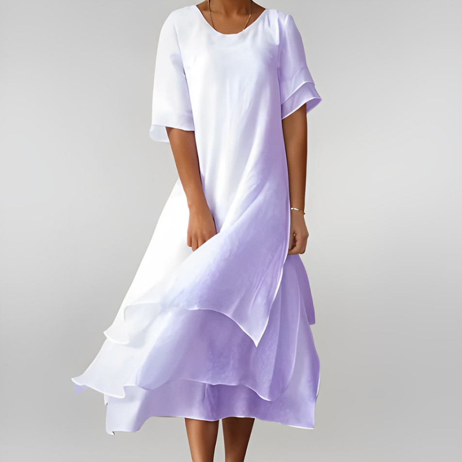 Alizée™ | Elegant maxikjole i bomuld