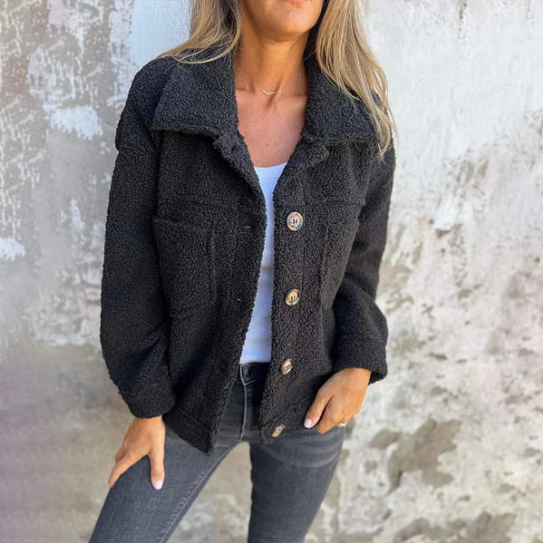 Dion™ – Kort Jakke med Klassisk Revers