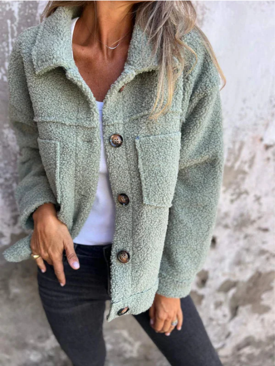 Dion™ – Kort Jakke med Klassisk Revers
